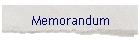 Memorandum