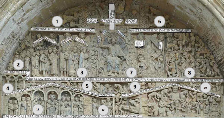 les 12 vers léonins