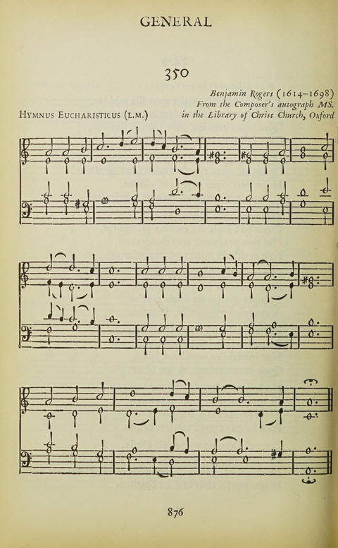 The Oxford Hymn Book page 875