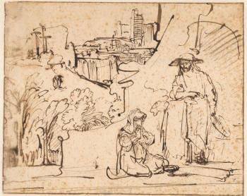 Ferdinand Bol: De opgestane Heer verschijnt aan Maria Magdalena