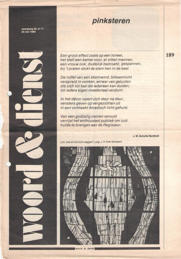 pinksteren gedicht