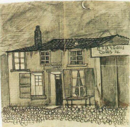Van Gogh: Café au charbonnage (Laeken, 1878)