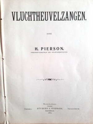 vluchtheuvelzangen - titelpagina 1904
