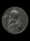 Lead medal of Clement Marot
