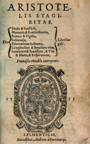   Spanish collection of Vatable's translations (Salamanca - De Portonariis)