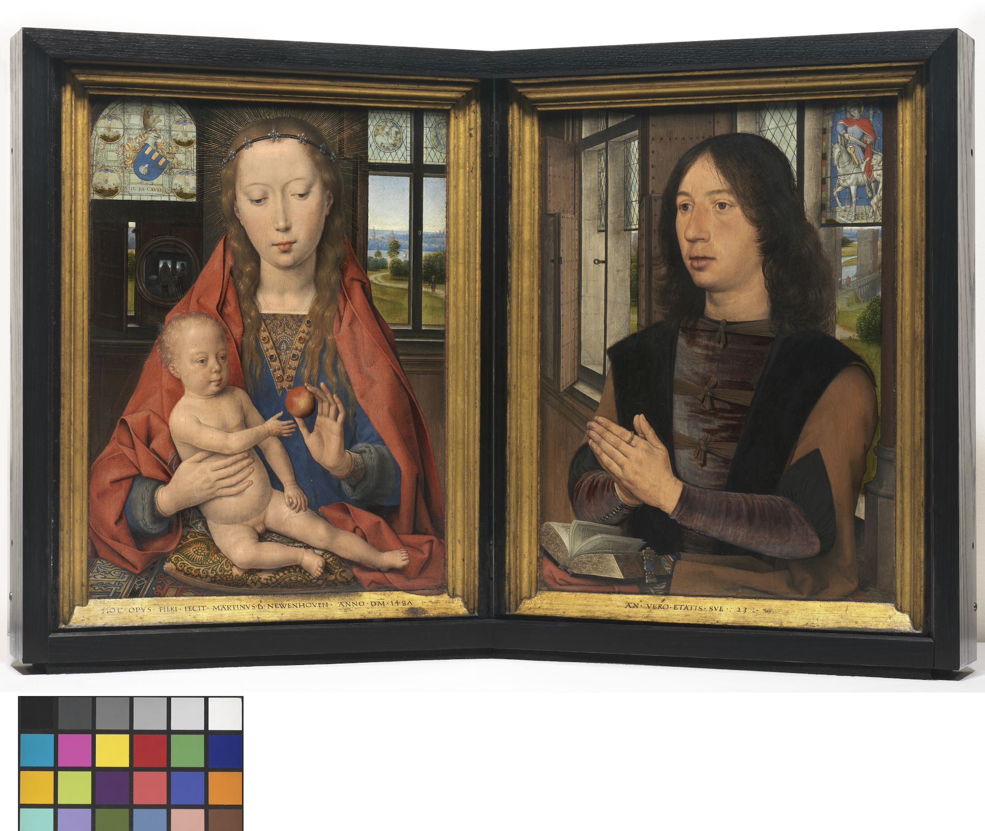 Hans Memling, Diptiek van Maarten van Nieuwenhove, 1487, Sint-Janshospitaal Brugge