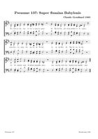 Psalm 137, stem tegen stem (PDF)