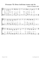 Psalm 72, stem tegen stem (PDF)
